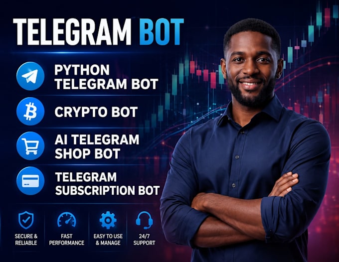 python telegram bot, crypto bot, ai telegram shop bot, telegram subscription bot