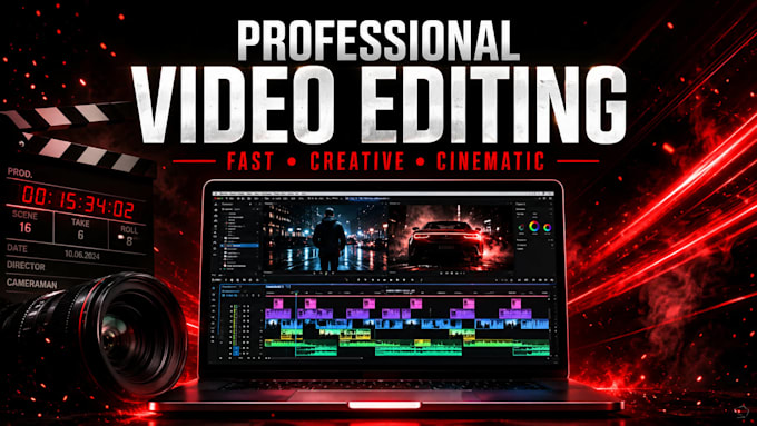 do professional video editing
