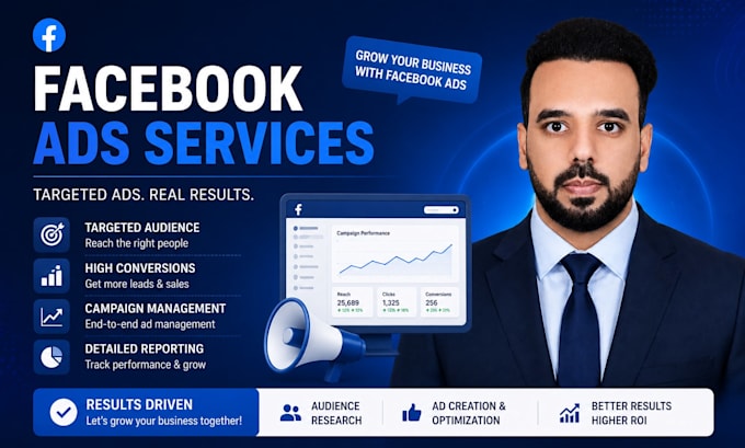 be your facebook ads manager and meta ads expert