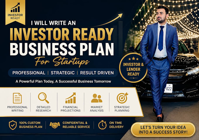 write an investor ready business plan for startups