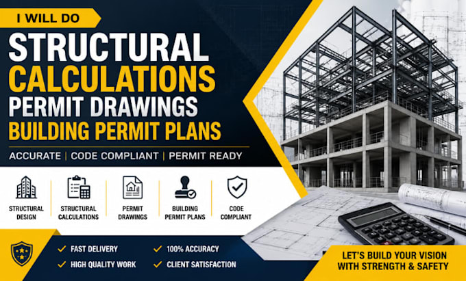 do structural calculations permit drawings building permit plans