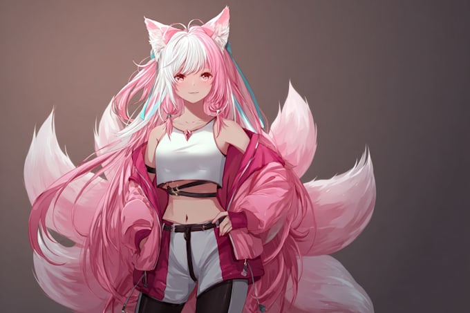 do anime character art