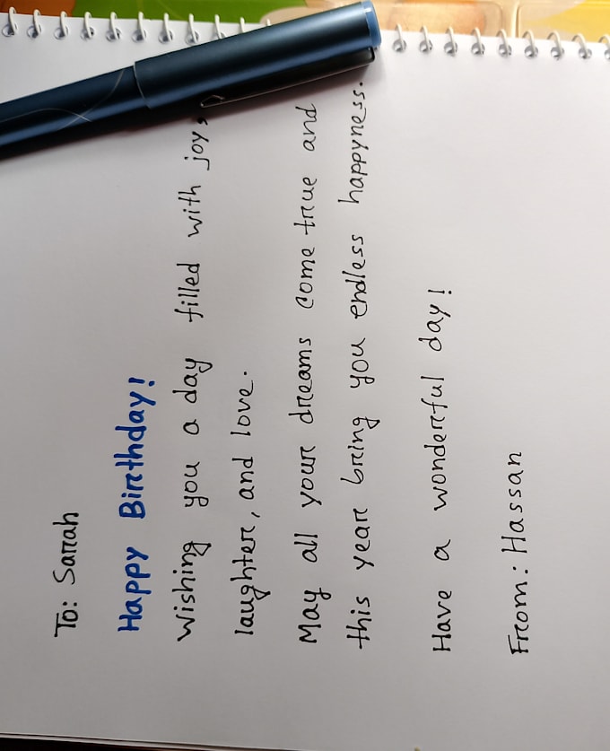 create heartfelt handwritten cards, letters and invitations