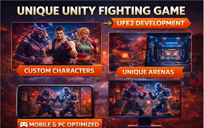 develop a professional fighting game in unity using ufe2