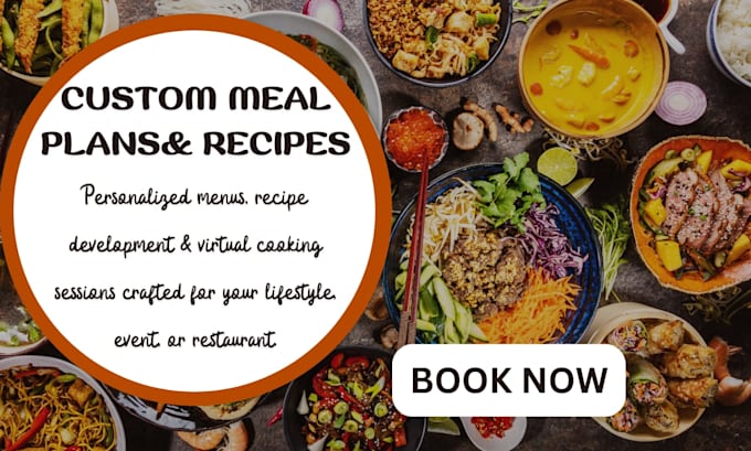 create custom recipes and personalized meal plans for you
