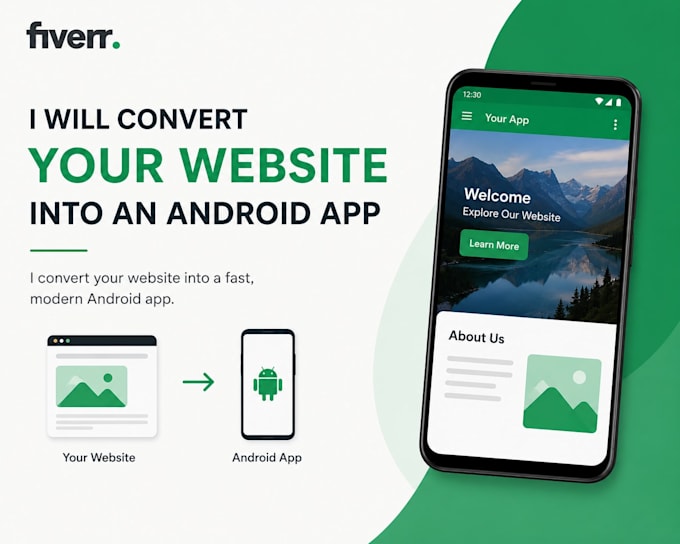 convert a website into an android app