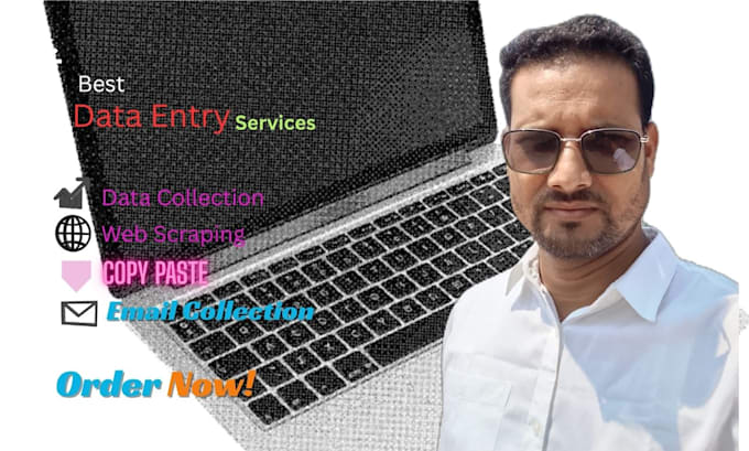 do accurate data entry, data collection, web scraping and excel data clean