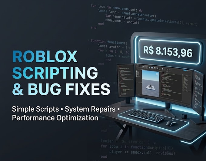 code, fix bugs, and develop your roblox game