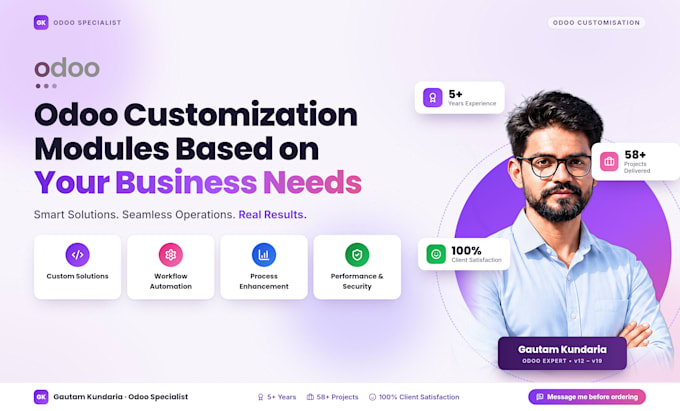 be your odoo expert custom module developments