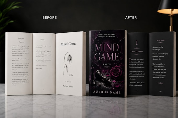 do KDP book formatting, kindle formatting, editing, and layout