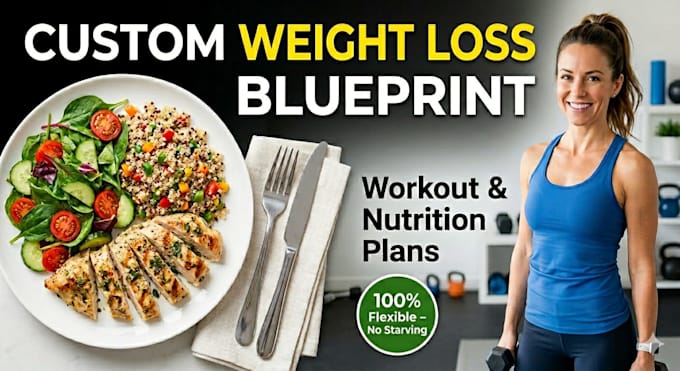 create a custom workout and meal plan for weight loss
