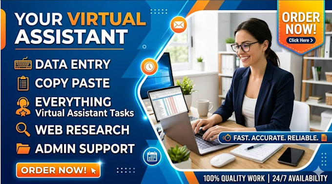 do excel data entry, copy paste pdf to excel, web research