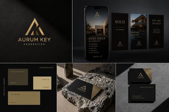 create luxury real estate branding and visual identity