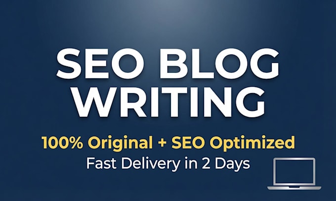 write SEO optimized blog posts and articles