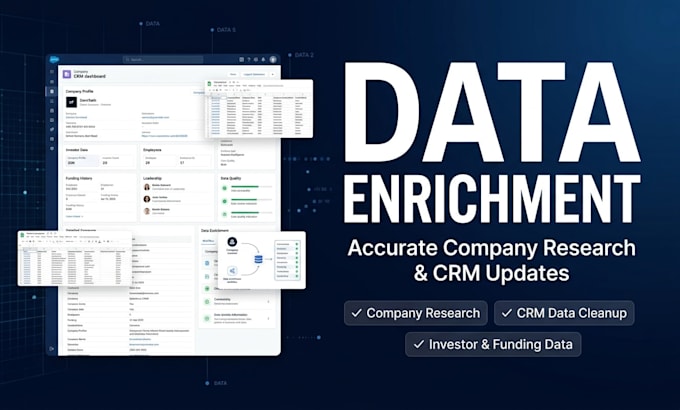 do data enrichment and investor research