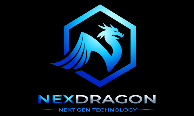 design futuristic tech logo and brand identity design
