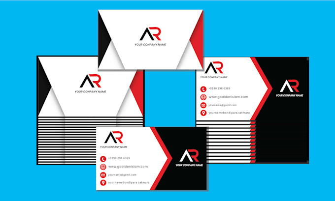 creative business card design for professional branding