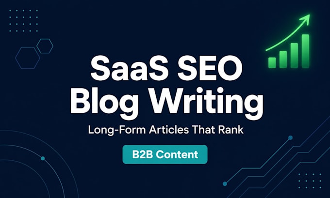 write SEO blogs and long form content for saas companies