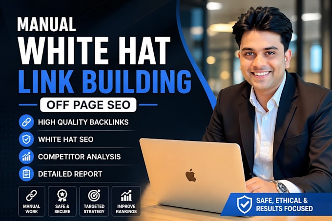do manual white hat link building and off page SEO