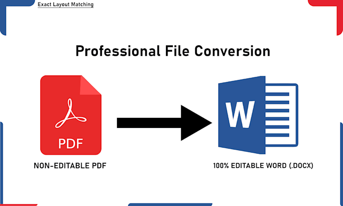 do file conversion PDF to word or excel