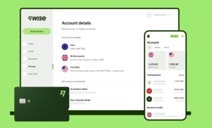 register wise account with ltd, wise account shopify payment