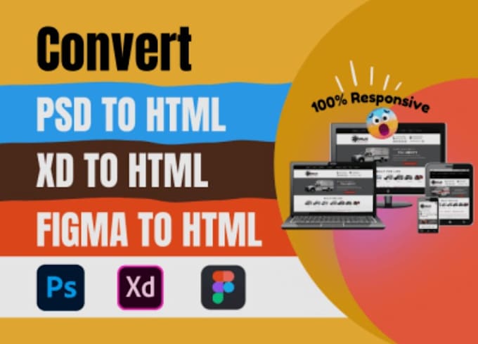 convert figma to HTML  CSS