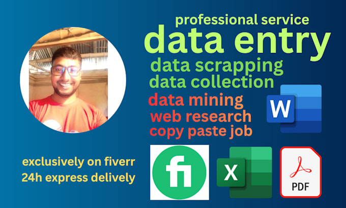 do fastest data entry,copy paste and web research job