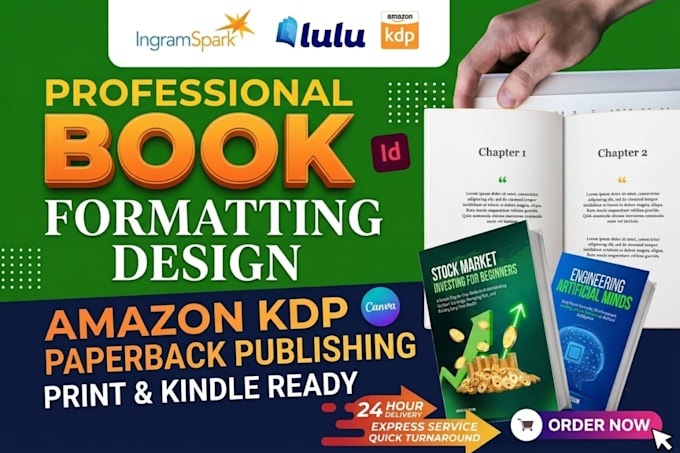 format your book for amazon KDP paperback publishing