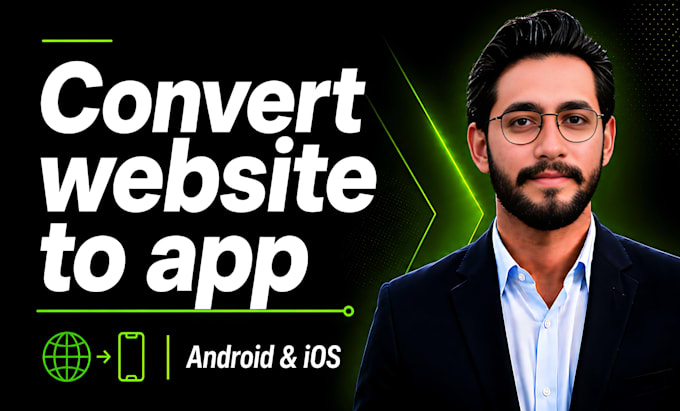 convert website to app with flutter app development for android ios