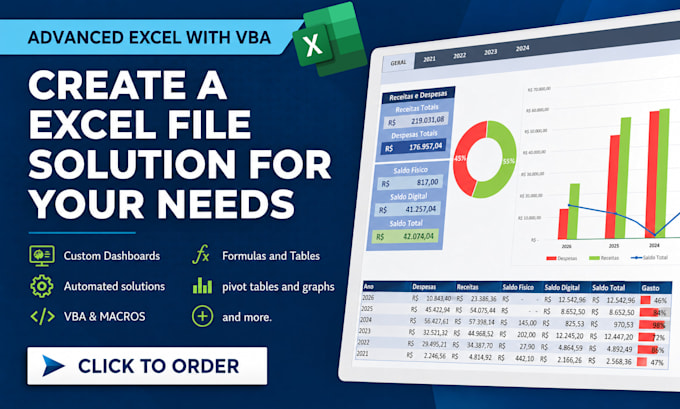 build excel file solution for your needs