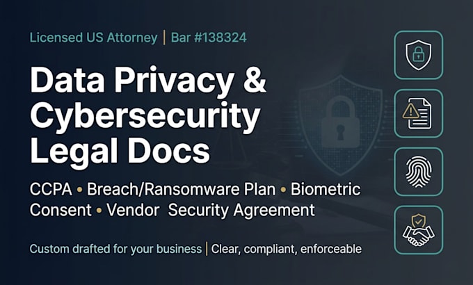 write a legally binding bipa biometric data consent form