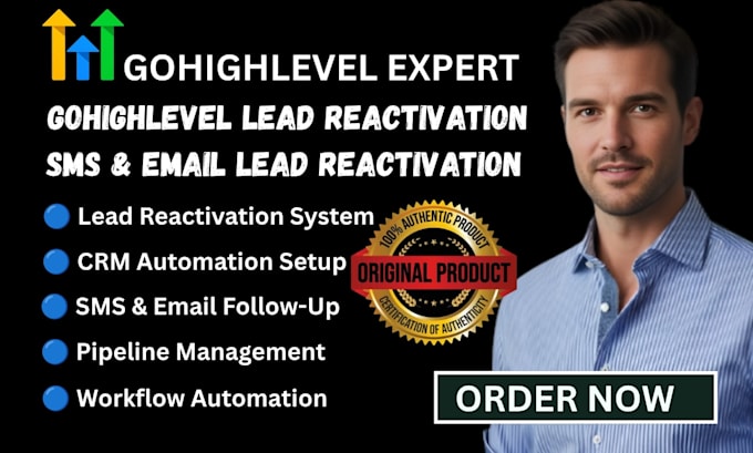 setup gohighlevel lead reactivation campaign and crm automation system