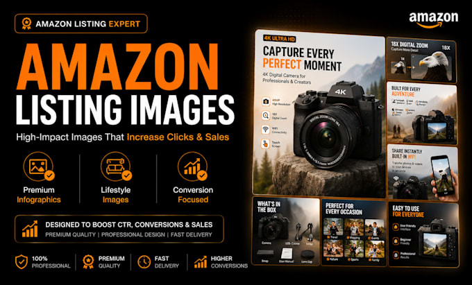 create premium amazon listing images that boost conversions