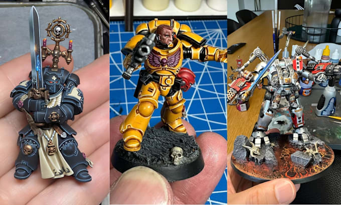 3d print and paint warhammer 40k miniature painting figurine tabletop miniatures