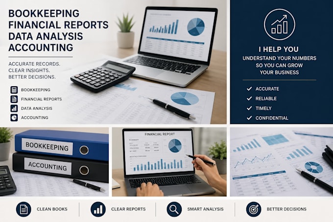 do accounting, bookkeeping and financial data analysis