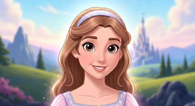 do disney cartoon portrait