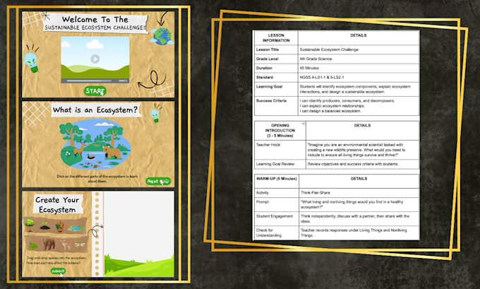 create custom lesson plans and learning materials