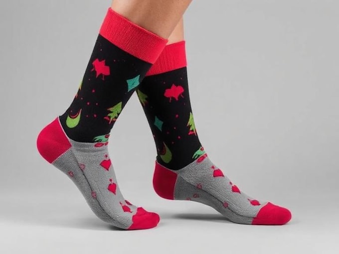 make a custom and pattern socks design