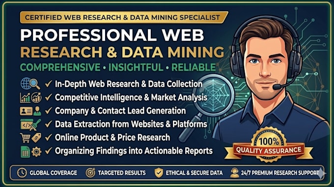 do expert b2b lead generation and web research
