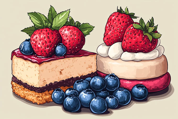 do food and drink illustration