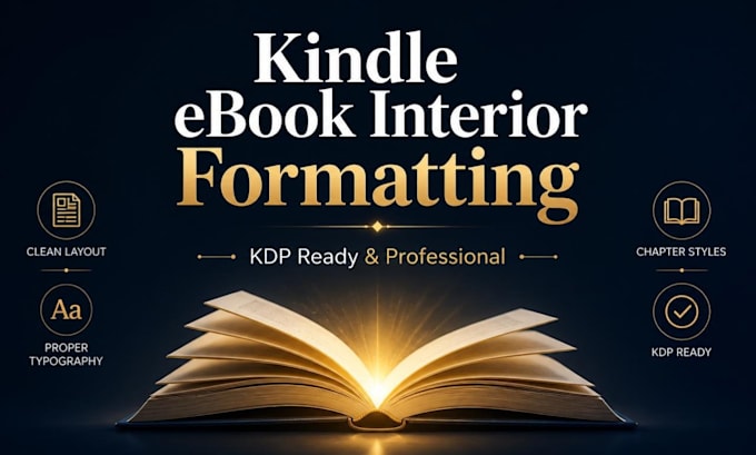 format your kindle ebook interior for KDP publishing