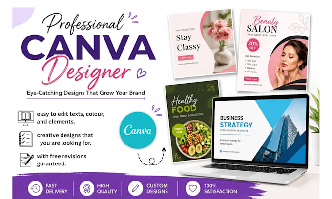 design professional canva templates