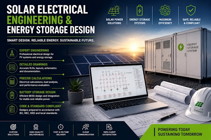 provide solar electrical engineering energy storage design