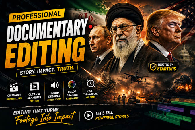 professional documentary and faceless video editing
