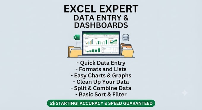 do professional data entry and microsoft excel formatting