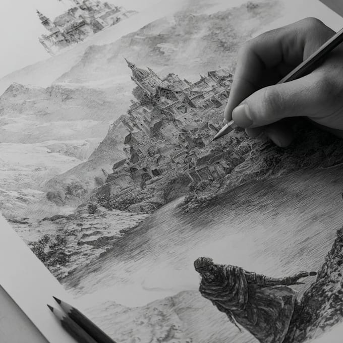 draw your fantasy character illustration