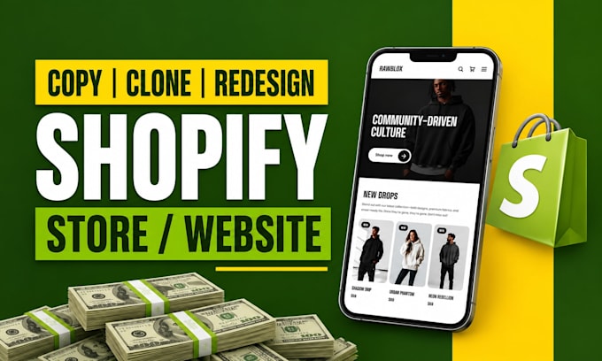 clone shopify website, copy and duplicate shopify store