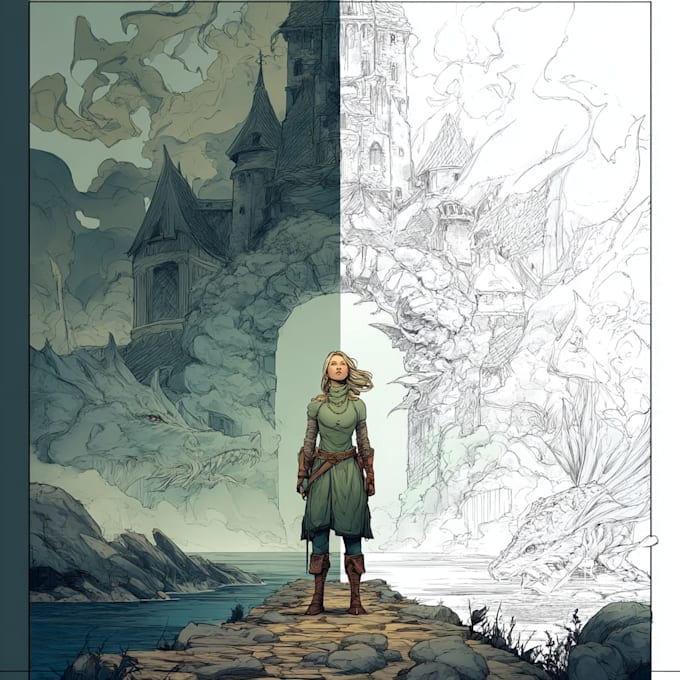 draw your fantasy character illustration