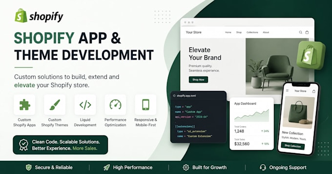 develop, customize, and build custom shopify themes and apps