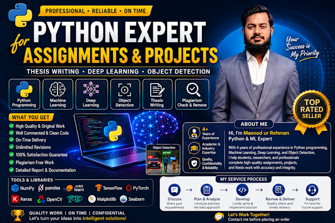build ai, computer vision and object detection projects in python